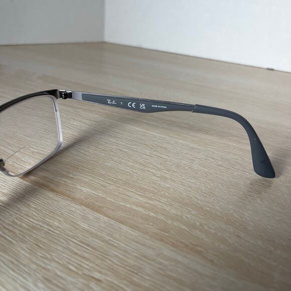 Ray-Ban RB6335 2855 Eyeglasses Grey Frames Only 56-17-145 Excellent Cond! - Picture 6 of 8